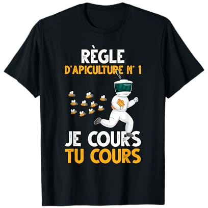 Apiculteur Règle D'apiculture N 1 Je Cours Tu Cours Abeille T-Shirt