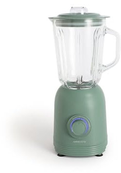 CREATE/BLENDER PULSE 800 / Batidora de jarra de estilo americano verde sage / 2 velocidades, capacidad 1,5L, sistema de seguridad, cable de 1m, 4 cuchillas de acero inoxidable, 800W
