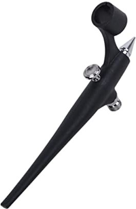 NUOBESTY 3 Pz Pennarello Aerografo Diluente per Aerografo Pennello Ad Aria Aerografo Marcatore Ruota dei Colori Spruzzatore di Vernice Kit Aerografo con Compressore Palmare Plastica Black
