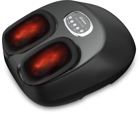 Snailax Shiatsu Foot Massager with Heat, Deep Kneading, Compression, Vibration, Electric Feet Massager for Plantar Fasciitis, Neuropathy Pain Foot Warmer,Gifts for Women,Men