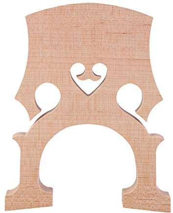 Tissting Puente para Cello de Madera de Arce Recambios, Accesorio Tamaño 1/2 1/4 1/8 para Músicos de Violonchelo y Mantenimiento (Código de Piano Violonchelo 1/4)