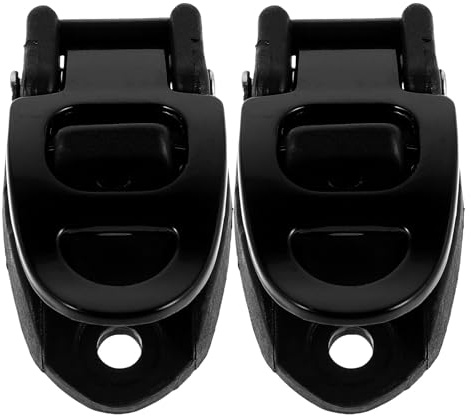 Ciieeo Hebillas Negras para Patines en Línea 2 Piezas, Accesorio de Fijación Ajustable Compatible, Repuesto Resistente para Sujeción Segura y Reparación en Patinaje en Línea