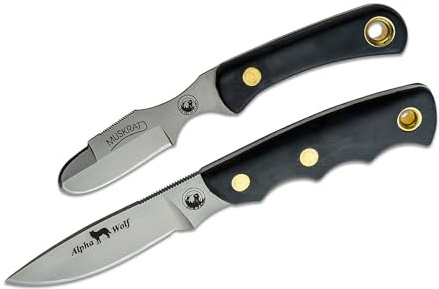Knives Of Alaska Alpha Wolf D2 Muskrat Combo - SureGrip