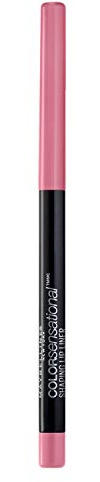 Maybelline Color Sensational Shaping Lip Liner with Self-Sharpening Tip, Palest Pink, Pale Pink, 1 Count