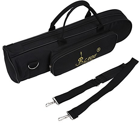 VGEBY Trompeten-Gigbag, Oxford-Stoff, weich, verstellbar, mit Schultergurt, Schwarz