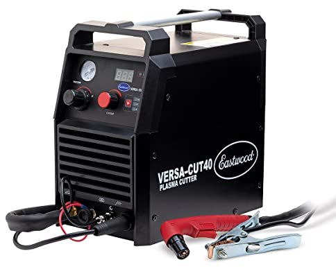 Eastwood Versa-Cut 40 Amp Plasma Cutter | Professional Grade Sheet Metal Cutter Tools | 110V/220V Dual Voltage Advance Inverter Technology | Perfect for Metal Fabrication and Auto Restoration Projects