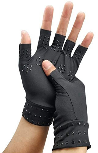 Magnetische Handschuhe Arthritis Therapie Unterstützung Druck Schmerzlinderung Heilung Handschuhe Halbfinger Druck Gelenk