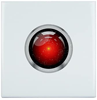 Fabulous Carreau Céramique Décoratif 20 x 20 cm - Hal 9000 Geek Espace Science Fiction Film