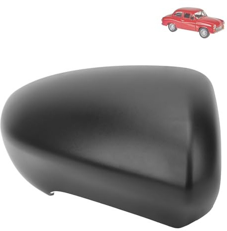lvifloae Cubierta del espejo retrovisor de la puerta Lado izquierdo derecho ABS Negro Tapa de la cubierta del espejo retrovisor de la puerta Reemplazo para Qashqai J10 2007 a (Derecha 51131505868)