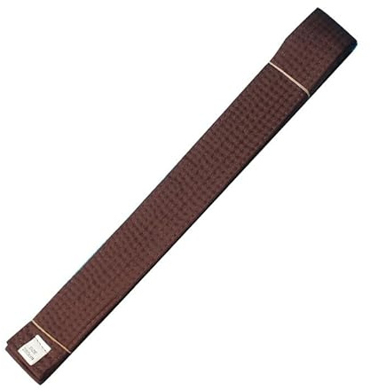 Volere è potere Taekwondo Judo Jiu Jitsu Gi Cinturón Artes Marciales Cinturones Aikido Gi Bjj Cinturones Jiu Jitsu Gi Cinturón, Marrón, 2.2M