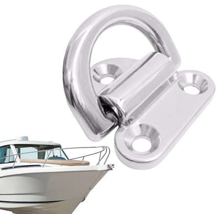 Grilletes para Aparejos,Grillete Plegable De Acero Inoxidable En Forma De D | Accesorios para Cadenas Y Cuerdas para Profesionales Principiantes Negocios Hogar Usuarios Exteriores