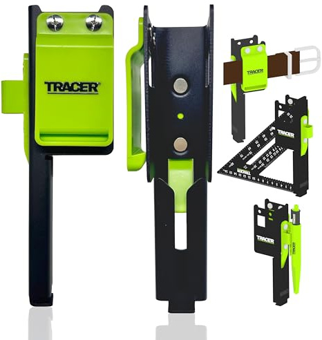 TRACER Metal Carpenter Square Holster for Belt | 7 Framing Square Holder