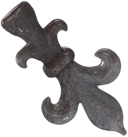Uonlytech Terminali per Recinzioni Metalliche in Ghisa con Puntali Appuntiti Decorativi, Accessori per Recinzioni da Giardino in Stile Europeo, Componenti Resistenti e Saldabili per Cortili