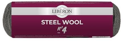 Libéron Steel Wool - Ideal For Heavy Cleaning - Perfect For Paint & Varnish Removal - Removes Rust - Grade 4 (Coarse) - 250g