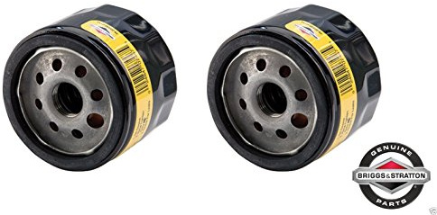 Briggs & Stratton 2 Pack Oil Filter, Genuine Replacement Part 492932, Compatible with Lawn Mower
