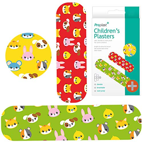 Lot de 75 pansements assortis pour enfants – Différents motifs