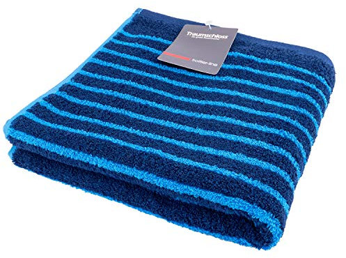 Traumschloss Handtuch »Stripes« 100% Baumwolle | flauschig weich | hellblau | 50x100cm
