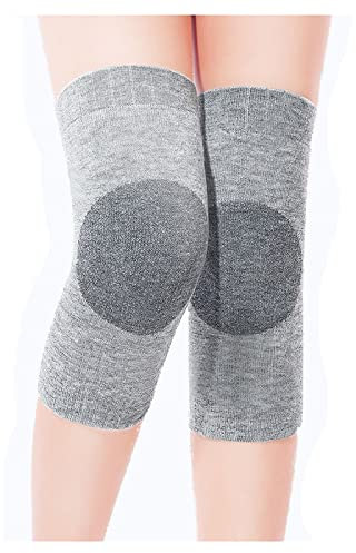 Damen Herren Winter Kniewärmer Kniebandage Ärmel Beinwärmer Wolle Kaschmir Kniestütze Sehnenscheidenentzündung Knieschoner Leggings Warm Thermo Ski Radfahren Knieschoner für Gelenkschmerzen