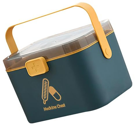 IMIKEYA Kit Fall Medizin Lagerung Kunststoff Medizin Organizer Box Für Home Office Reise Notfall