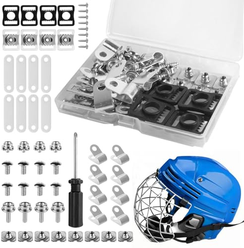 De Réparation De Casque De Football – 57X Outil Manuel Facile À Utiliser Remplacement Du Matériel De Casque, Pièces De Rechange Pour Casque Sportif, Installation Simple | Pour Football Sof