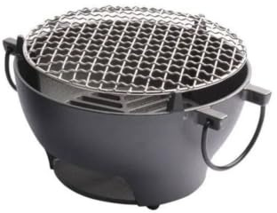 Xgdsnly Grill Cooker with Grate Portable Briquette Grill No Assembly Griddle for, 22cm