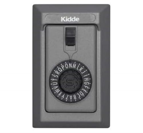 Kidde AccessPoint 001014 KeySafe Original 5-Key Permanent, Spin Dial, Keyless, Titanium Gray