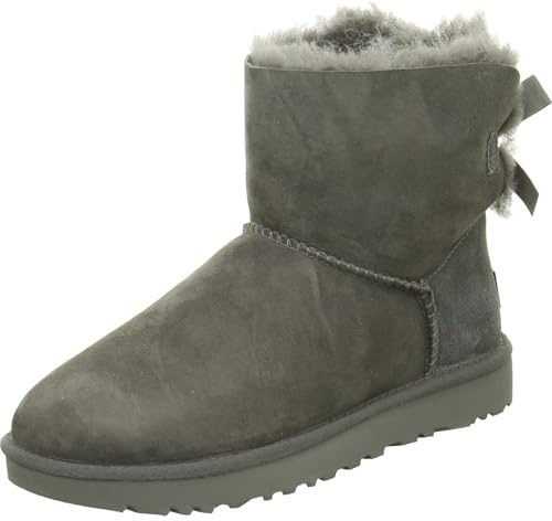 UGG Damen Mini Bailey Bow Ii Classic Boot, Grau, 36 EU