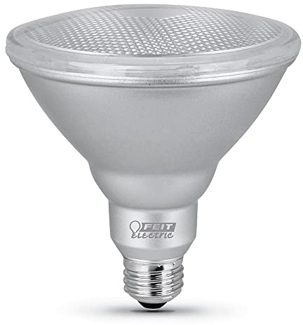 Feit Electric PAR38 LED Bulb, 120W Equivalent, Non Dimmable, 3000k Bright White, 1400 Lumens, 22 Year Lifespan, E26 Base, PAR38 Flood Light Bulb, CRI 90, Damp Rated, 1 Pack, PAR38DM/1400/930CA
