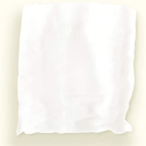 Medicinsk mullbinda 300 cm x 90 cm, 100 % bomull, dubbel, tvådelad, muslinduk, passeringshandduk, kolihandduk ostduk