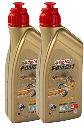 olio motore moto e scooter Castrol Power 1 4T 10W30 Confezione 2x1lt.