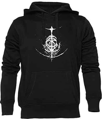 BIOCLOD Elden Ring Black Männer Frauen Unisex Kapuzenpullover Schwarz Men Women Hoodie Black