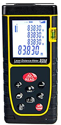 Medida de distancia Telémetro Nivel láser Telémetro Medidor de distancia 40M 60M 80M 100M Telémetro láser Buscador de regla Diastímetro Cinta métrica D1013 Alta precisión y precisión (Color : 100