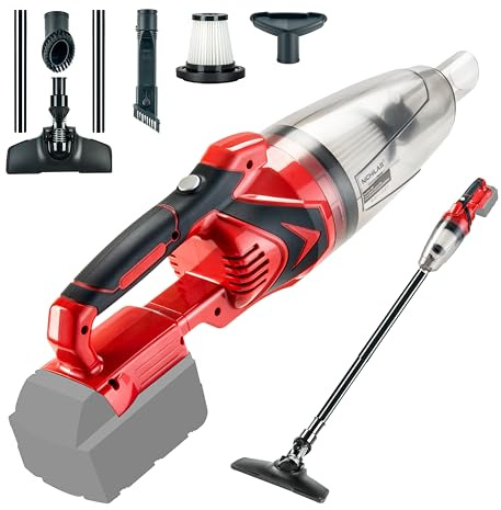 Nichilas Handheld Vacuum Cleaner, 10KPA Powerful Lightweight Cordless Stick Vacuum Cleaner for Hard Floor, Carpet, Car Cleaning, Compatible with Milwaukee M18 Batteries (NO Battery)