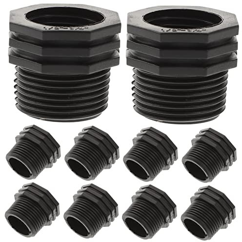 ibasenice 10piezas Adaptador De Mamparo De Accesorio De Mamparo Para Jardín Reparación De Mangueras Compatible De Agua