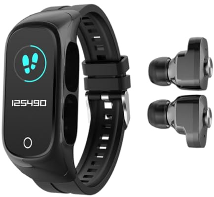 Smart Watch trådlösa hörlurar 2-i-1 fitnessarmband TWS hörlurar headset