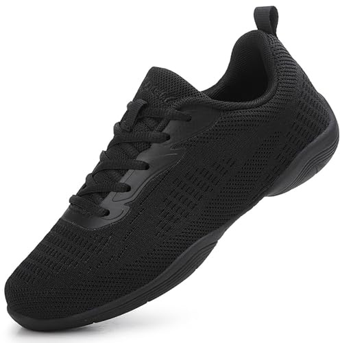 PQWXVYU Chaussure Cheerleading Femme Chaussure de Cheerleaders Shoes de Danse Enfant Chaussures Sport Blanc Danse Sneakers Trainners