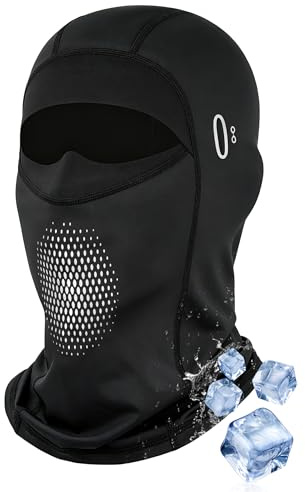 MELLIEX Pasamontañas para Hombre y Mujer, Multifuncional Balaclava Verano Seda de Hielo Máscara de Ciclismo para Ciclismo, Moto