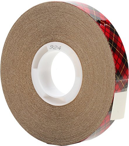 3M Scotch 924 ATG Tape: 1/2 in. x 36 yds. (Clear Adhesive on Tan Liner) by