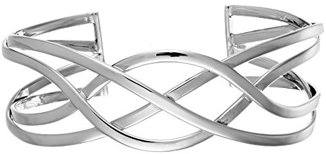Silverly Brazalete de Plata de Ley 925 con Diseño de Nudo Celta | Pulsera Trenzada Ancha para Mujer | Pulseras de la Amistad de Plata 925 para Mujer | Regalo de Dama de Honor con Nudo Infinito