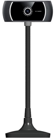 Obotsnoi 360 Grad Wedcam Metall Ständer USB Computer Kamera Rauschunterdrückung Mikrofon für Meetings Webinare Interviews Videokonferenz Kamera für Meetings