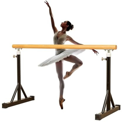 Barre de Ballet Portable et réglable pour Adultes et Adolescents, Barre de Danse autoportante avec Base Stable, idéale pour l'entraînement à Domicile (étirements, Fitness, Ballet), 250 cm /
