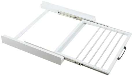 Kit Sovrapposizione Lavatrice Asciugatrice Kit impilabile con ripiano scorrevole adatto for lavatrice e asciugatrice Kit Impilaggio Lavatrice(Type 1)