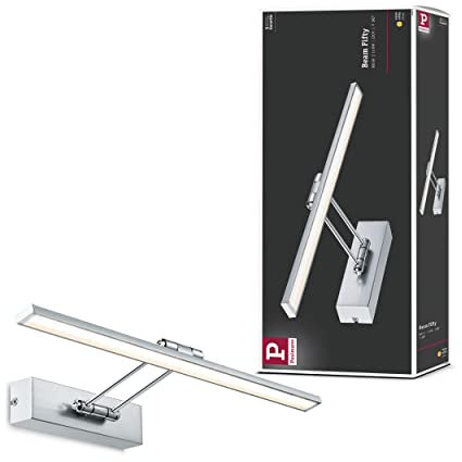 Paulmann 99895 Galeria LED Bilderleuchte Beam Fifty 7W Nickel gebürstet/Chrom 230V Metall