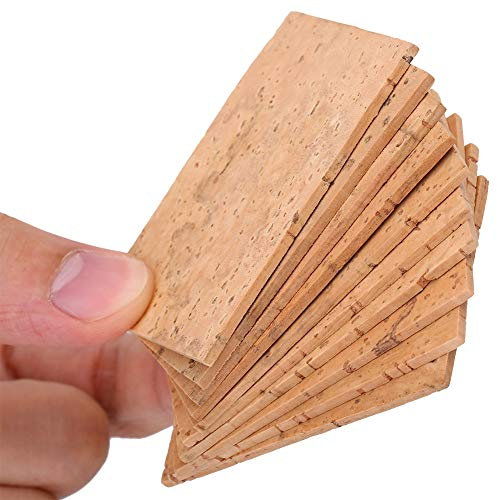 10PCS Sax Cork Sheet, Instrumentenzubehör 10PCS Saxophon Cork, für Studiobühne Alt Sopran