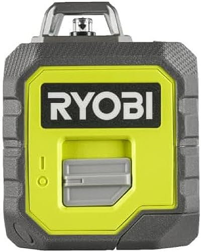 RYOBI Kreuzlinienlaser 360? Laser grün inklusive Telskopstange RB360GLL-K, 25 m