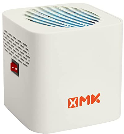 XMK RV Fridge Fan, 3,000 RPM Motor RV Refrigerator Fan with Easy On and Off Switch, Multiple Side Vents Cools Refrigerator Inside Efficiently, Durable Construction, Keeps Food Fresher Longer (Beige)