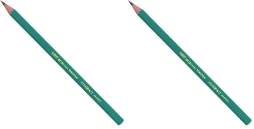 BIC Evolution Original HB, lápices con mina irrompible, agarre firme, color gris, paquete de 24 unidades