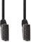 Nedis Cavo SCART - Spina SCART - Spina SCART - Nichelato - 480p - 1,50 m - Rotondo - PVC - Nero - Etichetta