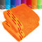 Lashuma orangene 50x100 cm Handtücher Set 2 Stück aus 100% Baumwolle, Lugano Frotteetücher Made in Portugal