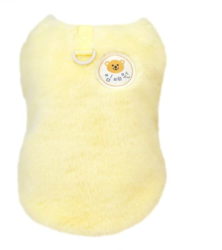 Izefia Ropa de Suéter para Perros Sudadera de Lana Cálida para Invierno Pijamas Suaves Chaleco de Oso para Perro Pequeño Gato Mediano